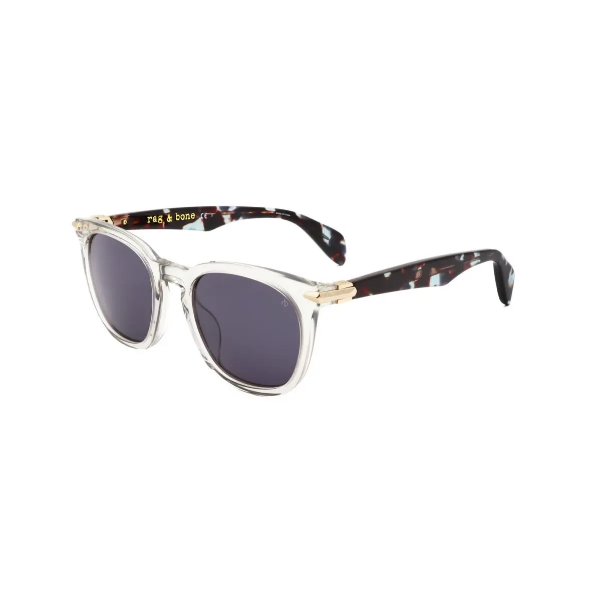 Rag Bone Men`s 50 mm Grey Sunglasses RNB5021-S-KB7-50