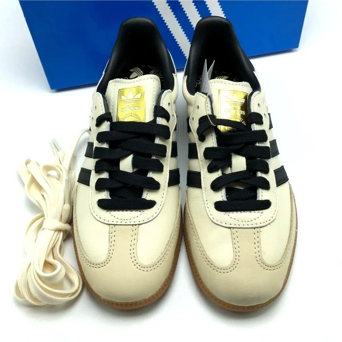 Adidas shoes - adidas Samba - Samba - ID0478 - Cream White/Core Black/Sand Strata 8