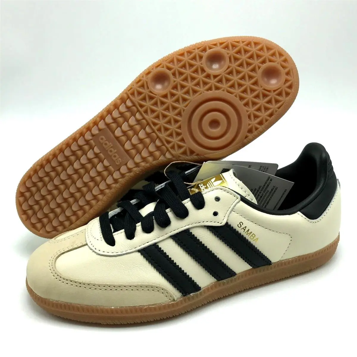 Adidas shoes - adidas Samba - Samba - ID0478 - Cream White/Core Black/Sand Strata 12
