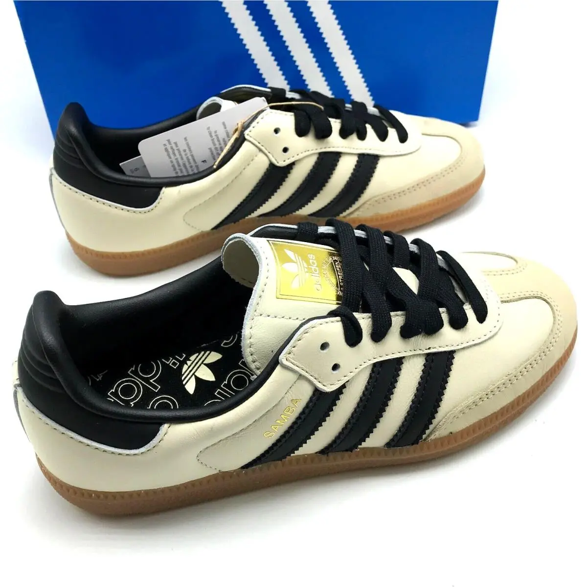 Adidas shoes - adidas Samba - Samba - ID0478 - Cream White/Core Black/Sand Strata 10