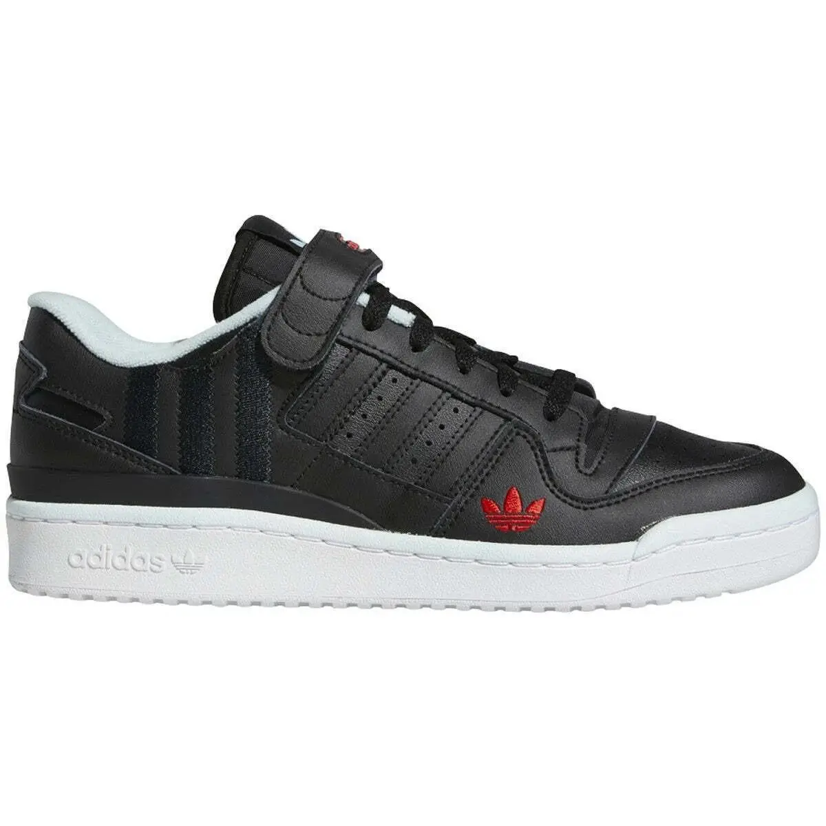 Adidas Men`s Forum Low Casual Sneaker Shoes Black White Retro HQ4536