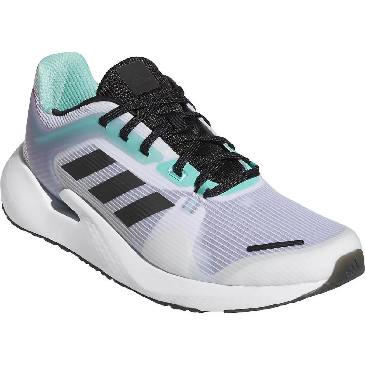 Men`s Adidas FY0020 Alpha Torsion M White/black/teal/purple Shoes Sneakers