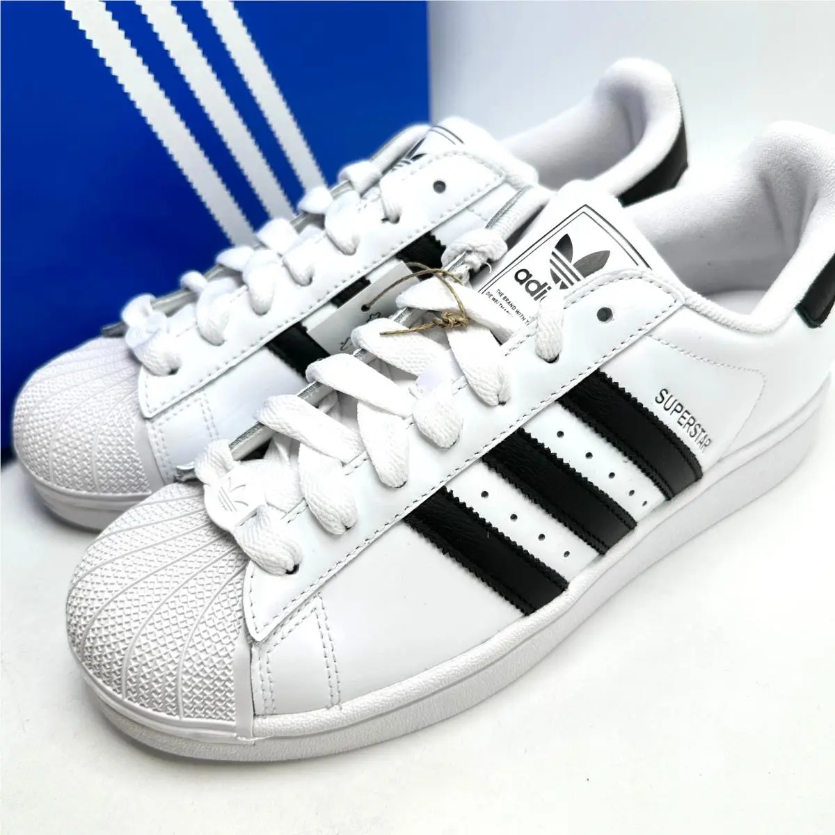 Adidas Originals Superstar II Cloud White Core Black JR7312 Men`s sz 8-12