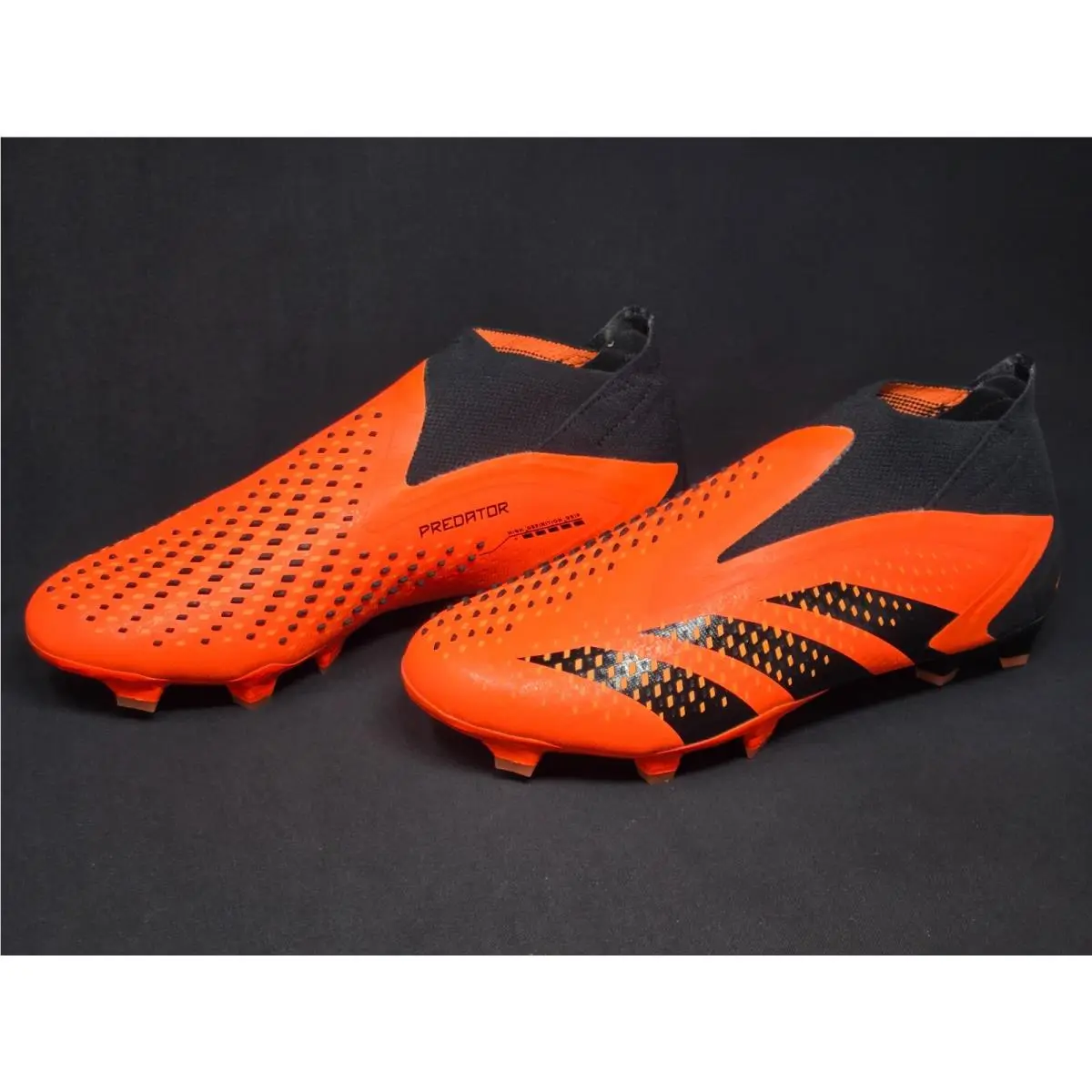 Adidas Predator Accuracy+ FG Soccer Cleat Men Multi Size Orange Black GW4560 Nby