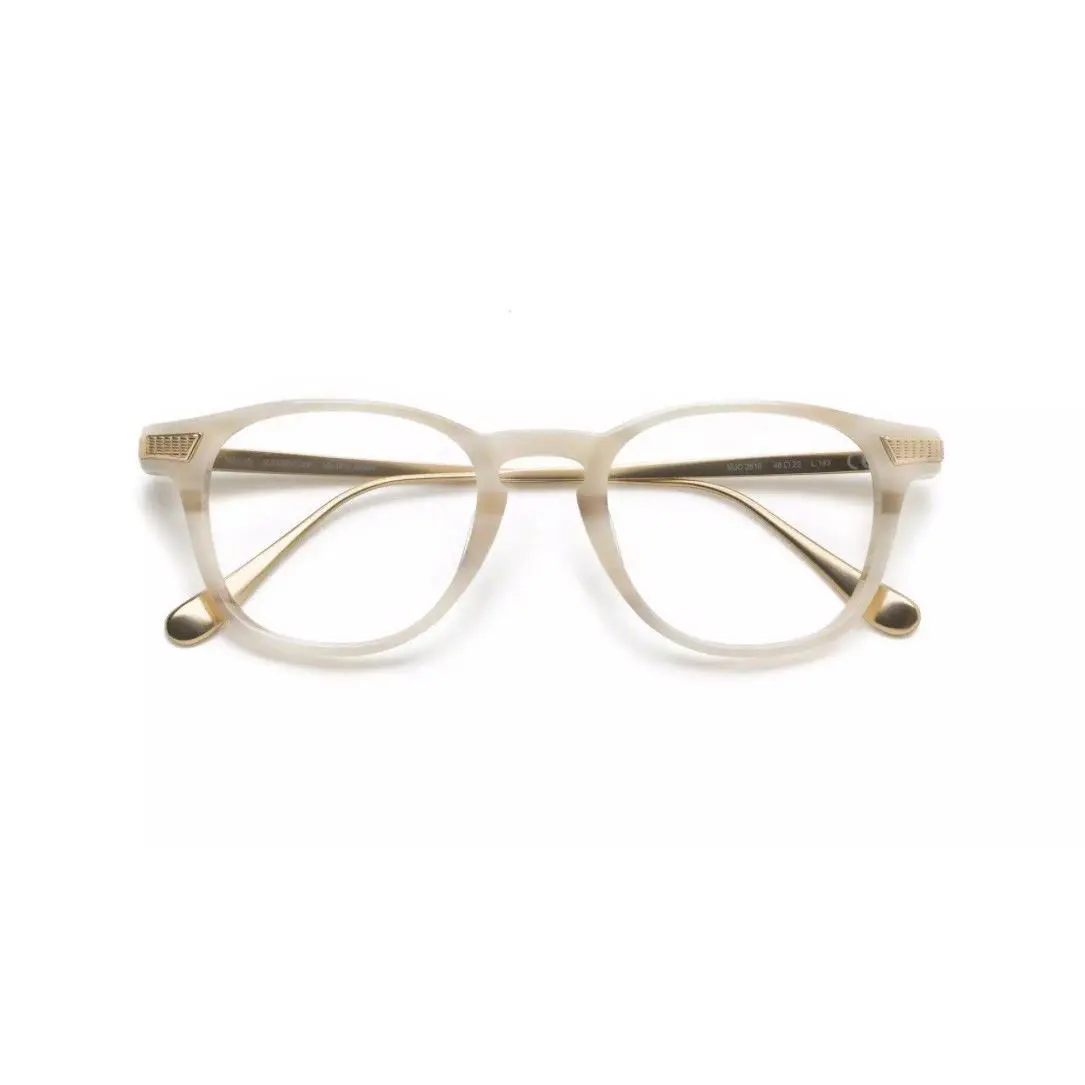 Maui Jim Mjo 2610 22A Beige Brown Horn 48.22.142 Unisex Eyeglasses Frames