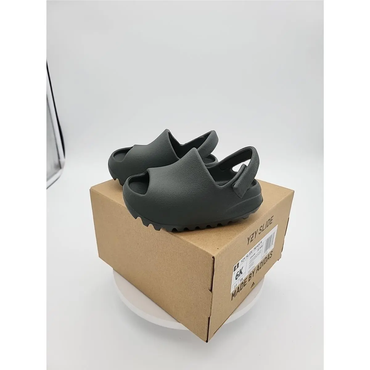 Adidas shoes - adidas Yeezy Slide - Yeezy Slide - ID5106 - Black (UPC: 196461553770) 5