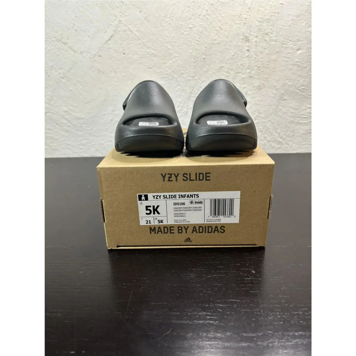 Adidas shoes - adidas Yeezy Slide - Yeezy Slide - ID5106 - Black (UPC: 196461553770) 0
