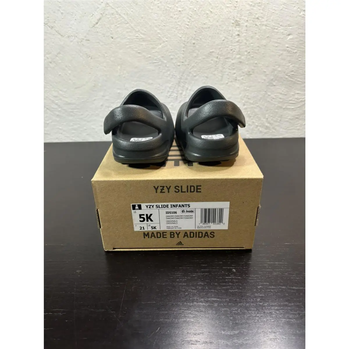 Adidas shoes - adidas Yeezy Slide - Yeezy Slide - ID5106 - Black (UPC: 196461553770) 1
