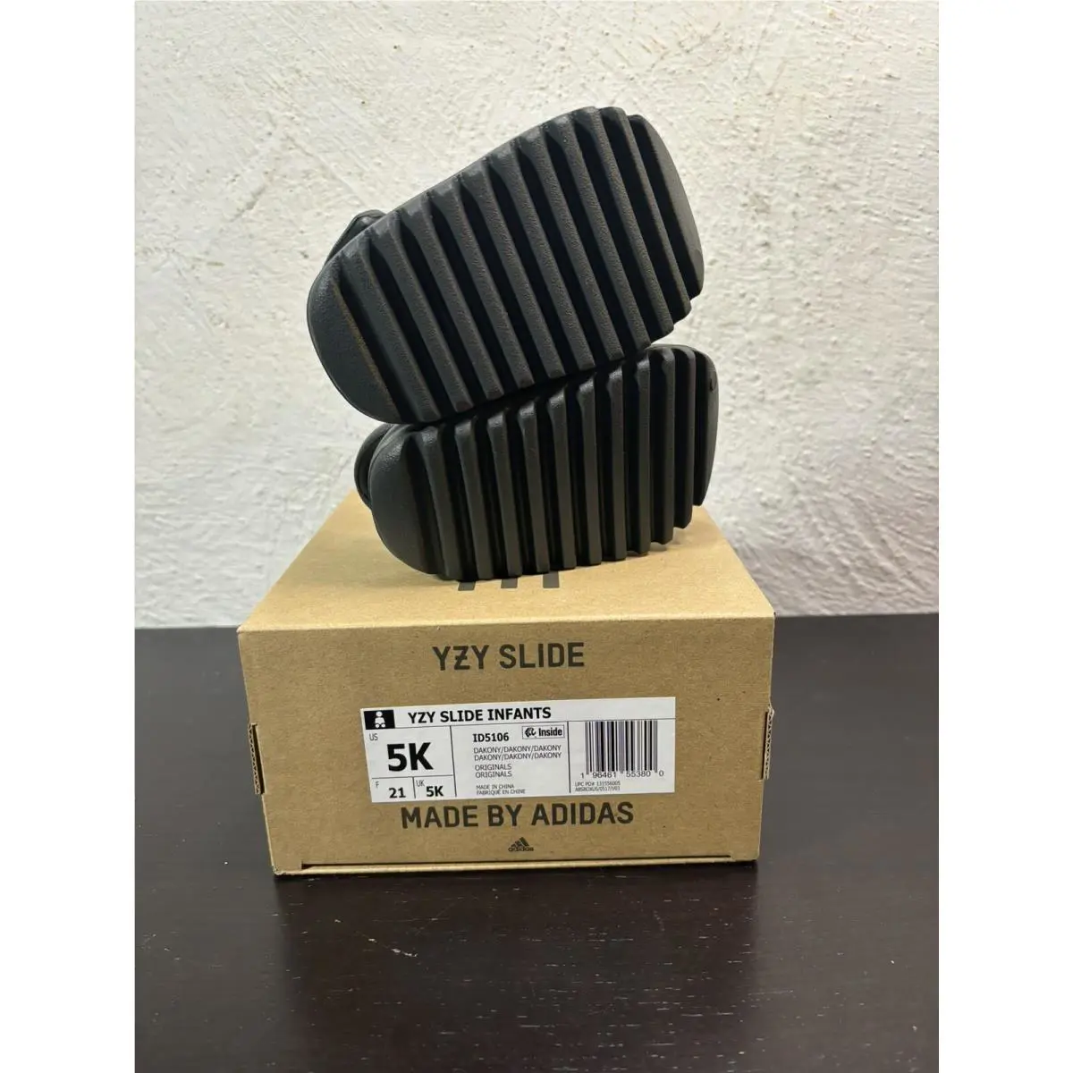 Adidas shoes - adidas Yeezy Slide - Yeezy Slide - ID5106 - Black (UPC: 196461553770) 5