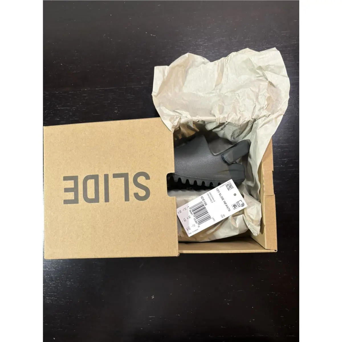 Adidas shoes - adidas Yeezy Slide - Yeezy Slide - ID5106 - Black (UPC: 196461553770) 6