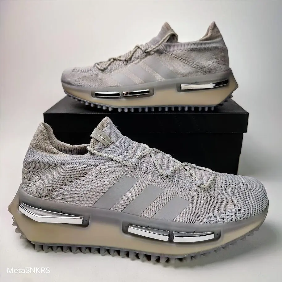 Adidas shoes - adidas NMD S1 - NMD - ID0360 - Grey Two / Grey One / Silver Metallic 4