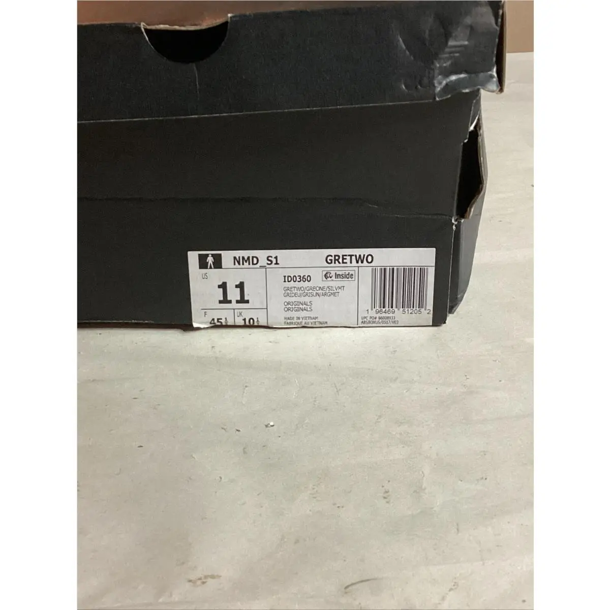 Adidas shoes - adidas NMD S1 - NMD - ID0360 - Gray, Manufacturer: Grey Two/Grey One/Silver Metallic 9