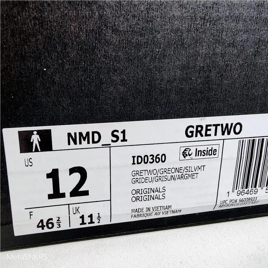 Adidas shoes - adidas NMD S1 - NMD - ID0360 - Grey Two / Grey One / Silver Metallic 0