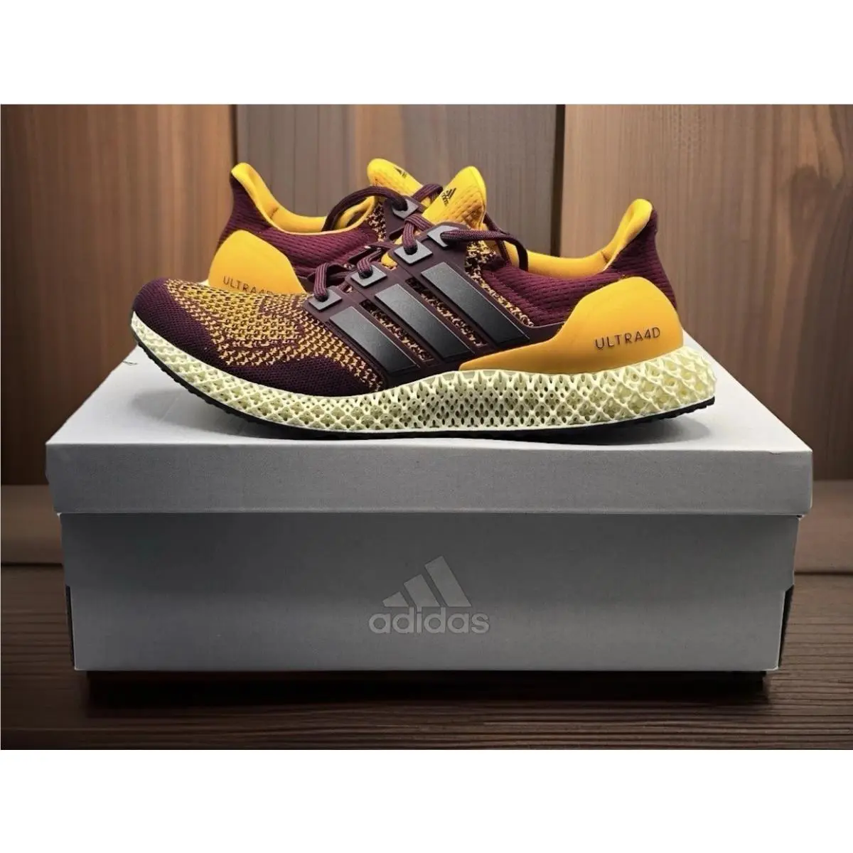 Adidas Ultra 4D Shoes Rare Arizona State University Mens Size 10