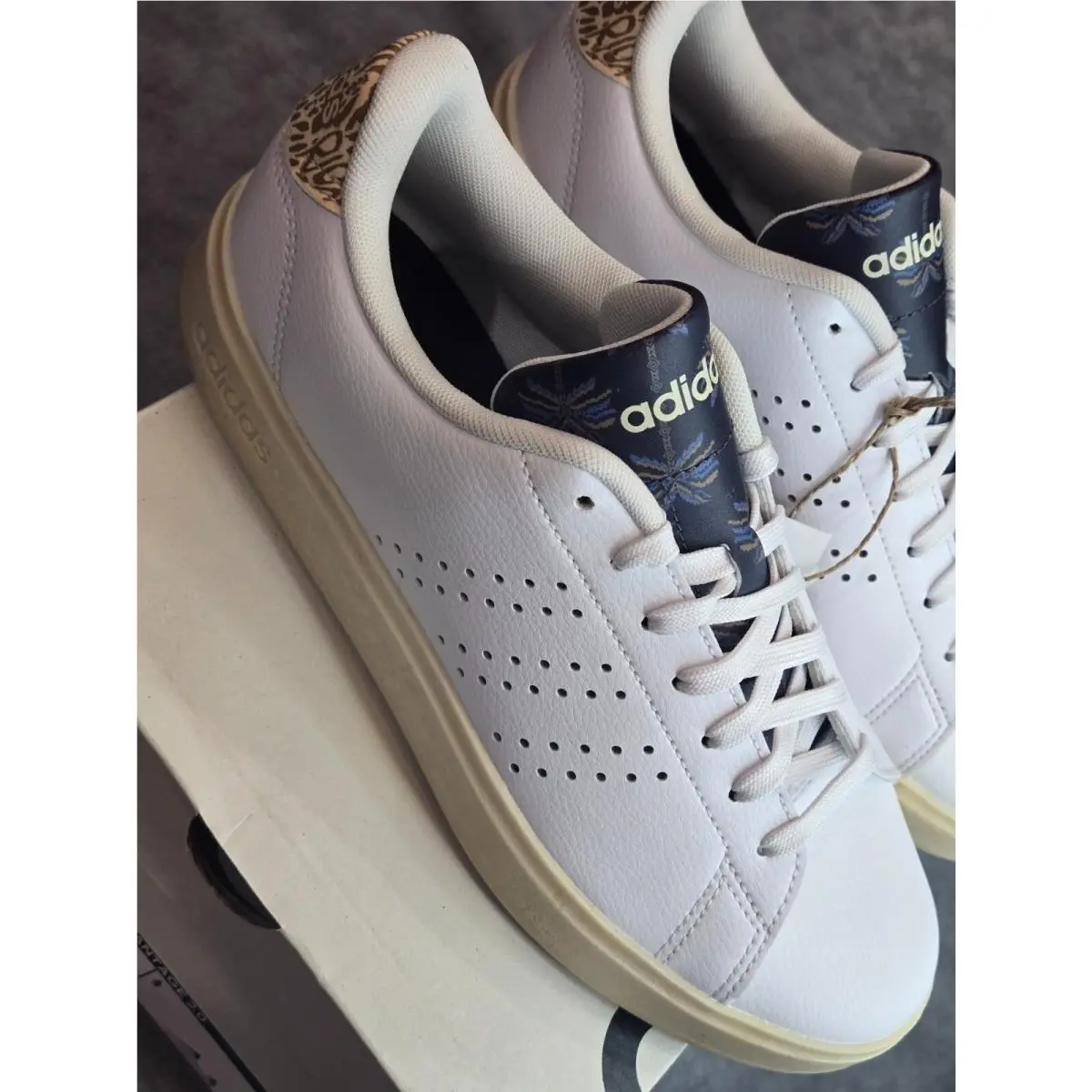 Adidas shoes - adidas x FARM RIO Collaboration Advantage 2.0 - IG9182 - White 4