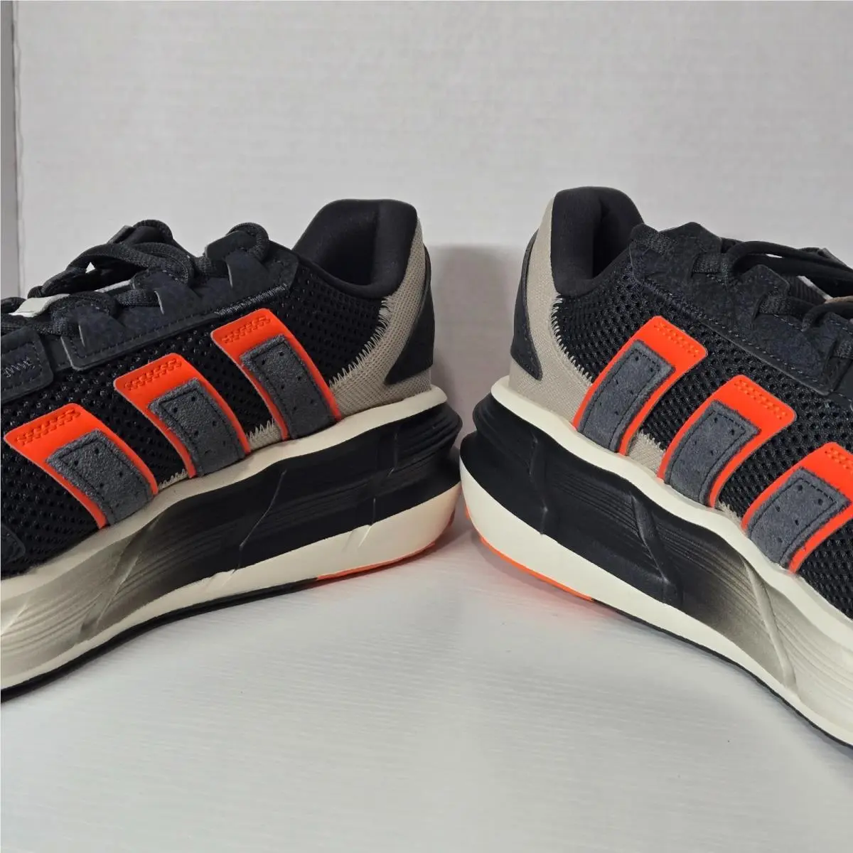 Adidas shoes - adidas Astrastar - Astrastar - JQ6077 - Gray, Manufacturer: Carbon/Carbon/Impact Orange (UPC: 197619167900) 1