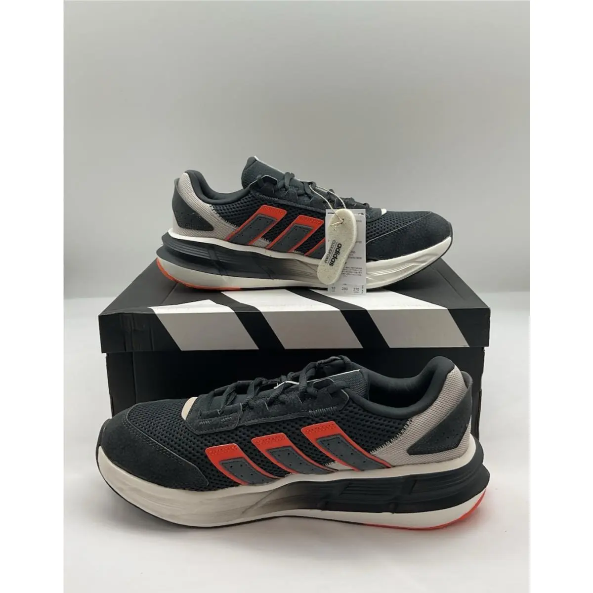 Adidas shoes - adidas Astrastar - Astrastar - JQ6077 - Gray, Manufacturer: Carbon/Carbon/Impact Orange (UPC: 197619167900) 3