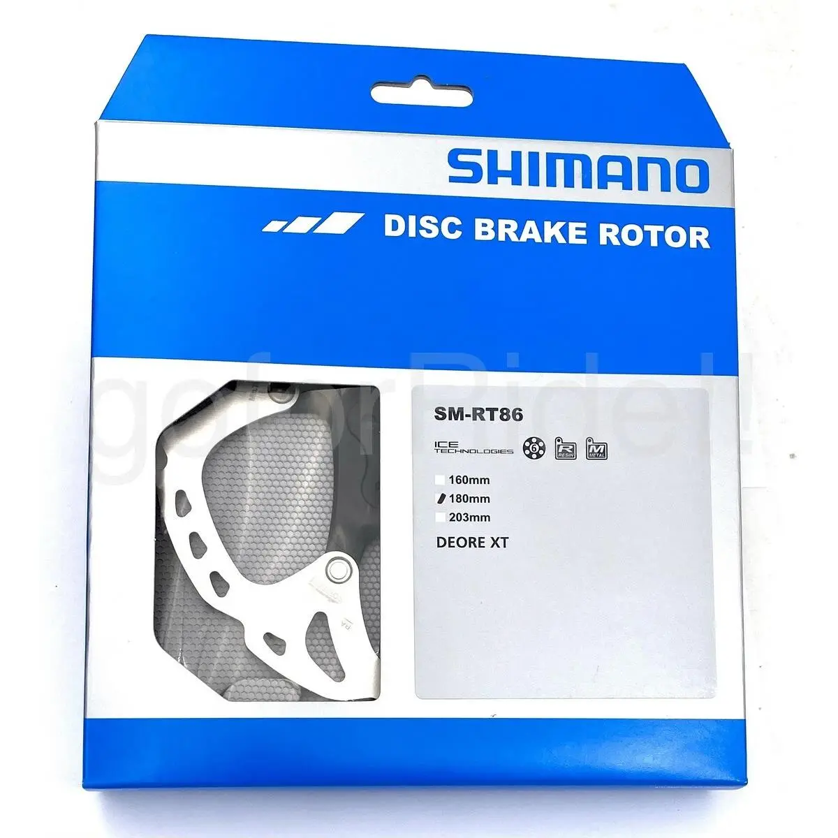 Shimano Deore XT SM-RT86 180mm Mtb Bicycle Ebike Disc Brake Rotor Ice-tech