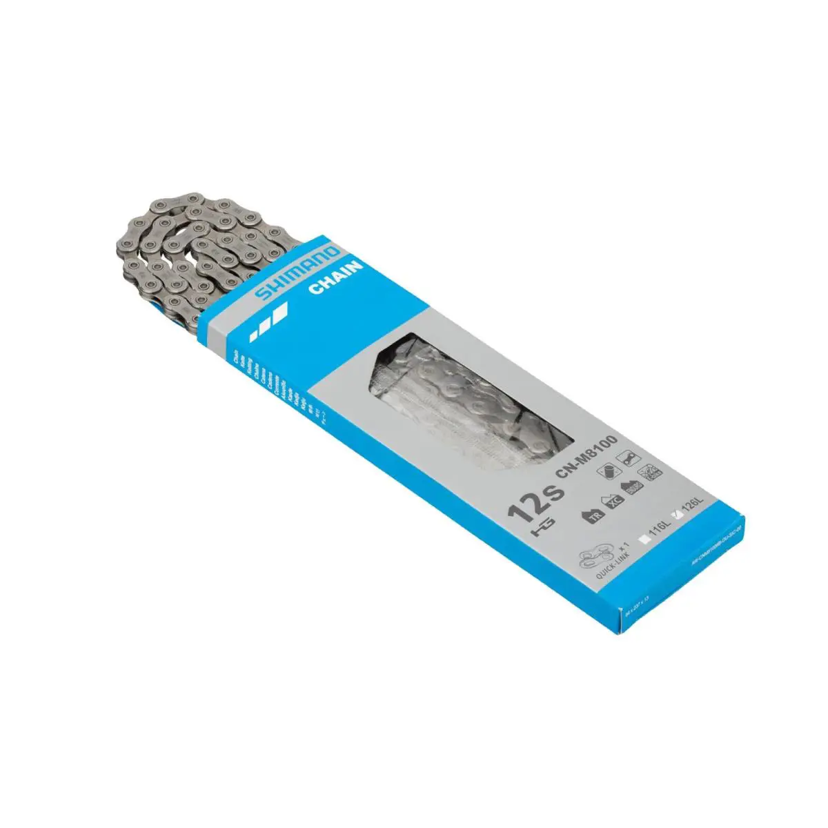 Shimano Bicycle Chain Deore XT CN-M8100 12-SPEED 138 Links