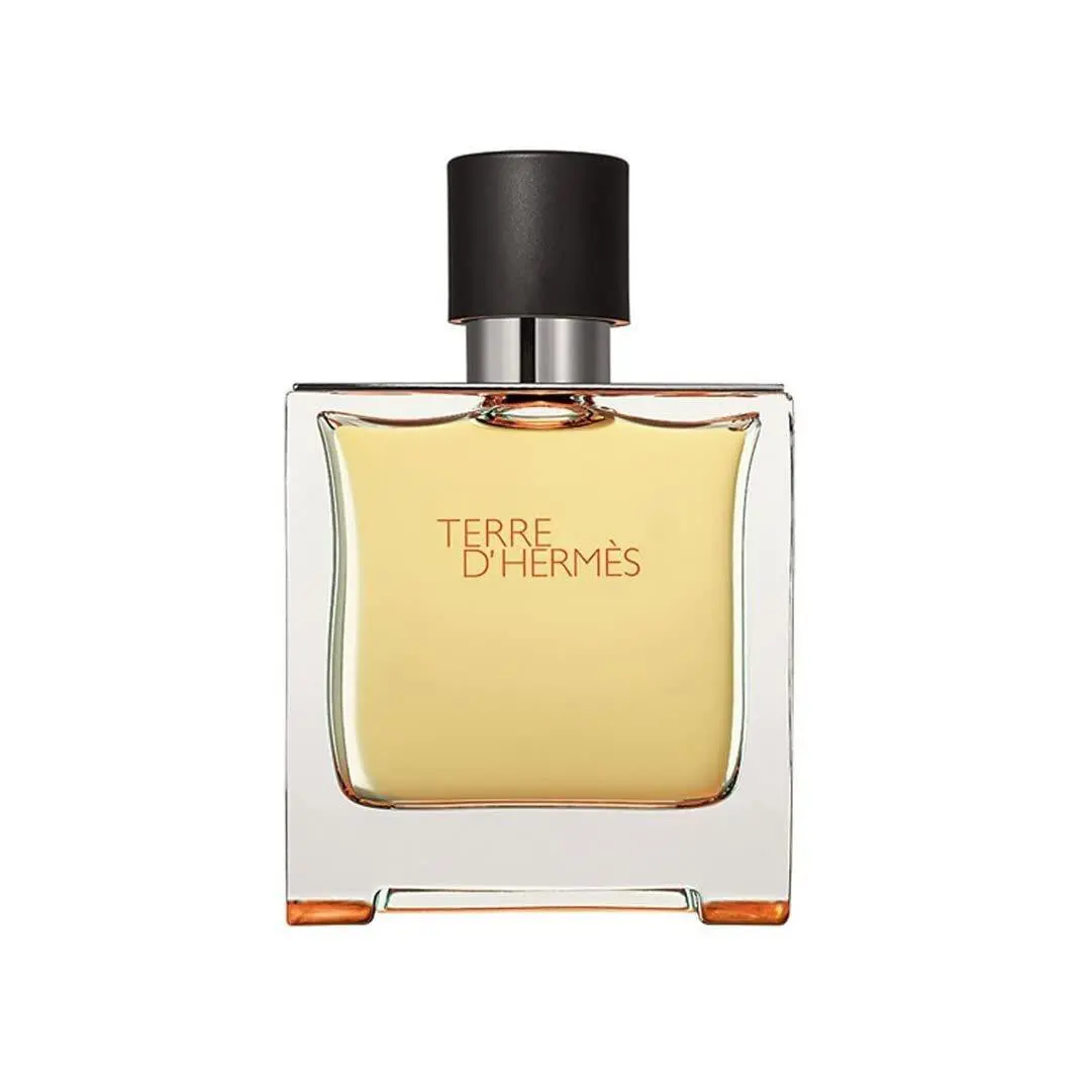 Terre D`hermes by Hermes Pure Perfume Spray 6.7 oz For Men