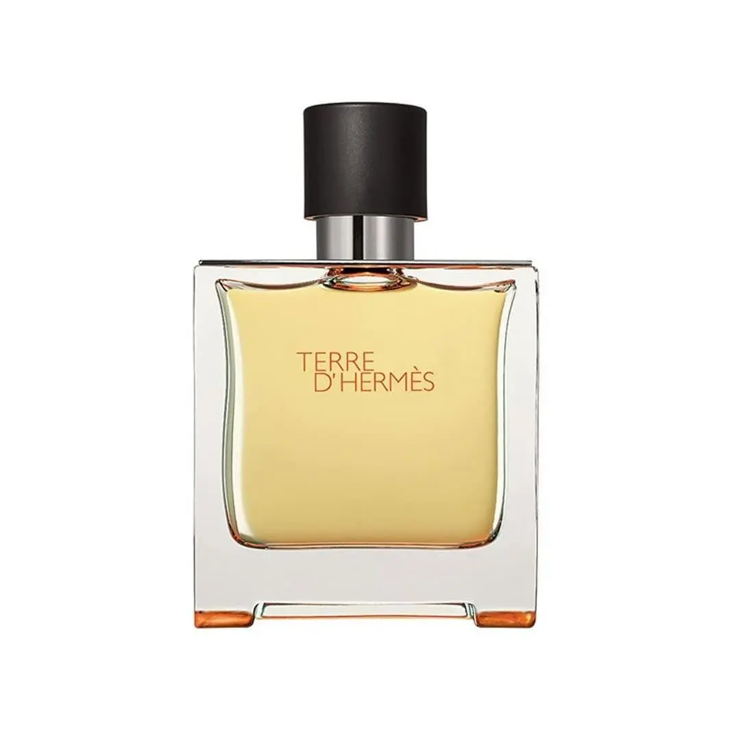 Terre D`hermes by Hermes Pure Perfume Spray 6.7 oz For Men