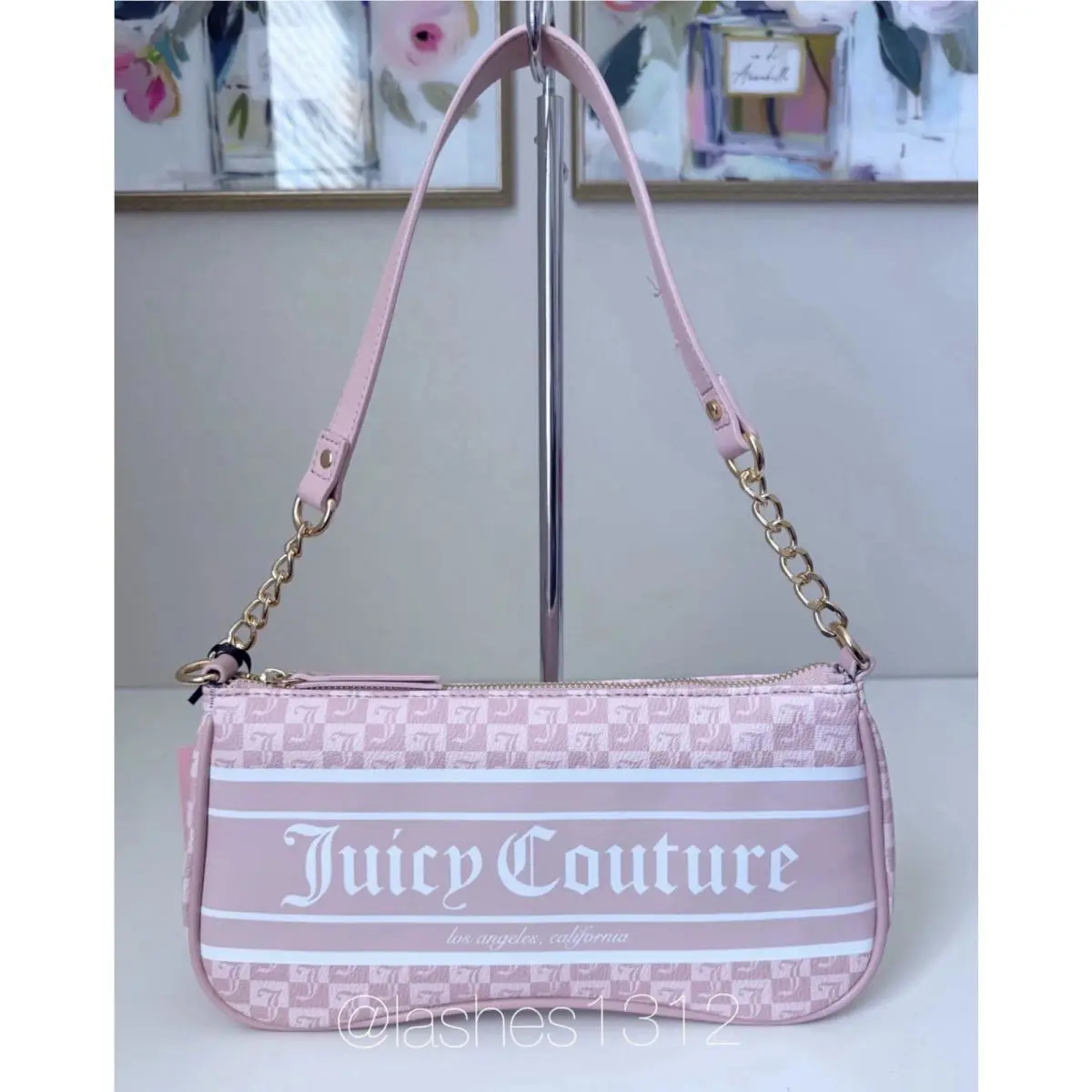 Juicy Couture Purse Fashionista Shoulder Bag - Pink