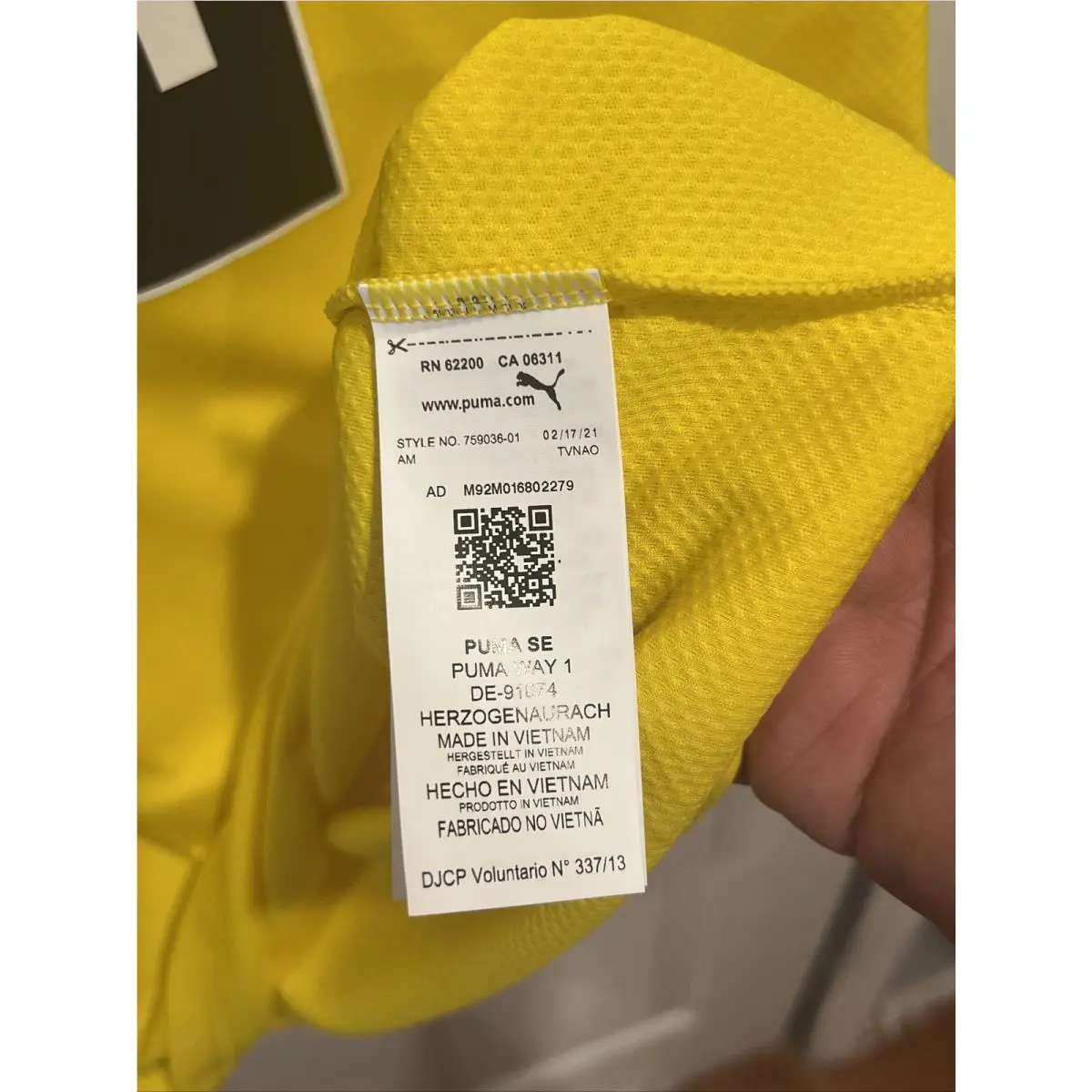 Puma clothing - Puma - 759036 01 - Cyber Yellow / Black (UPC: 0194580244340) 7