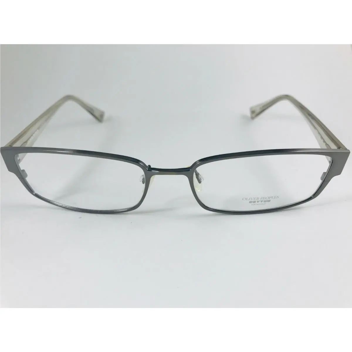 Oliver Peoples Eyeglasses ID P Pewter Clear 54-17-135 Titanium