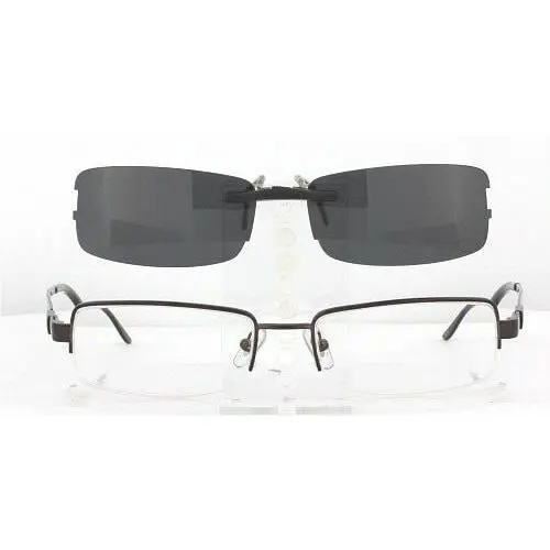 Custom Made For Ray-ban 6156-52X17 Polarized Clip-on Sunglasses Eyeglasses Not