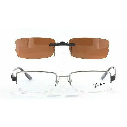 Custom Made For Ray-ban RB6156-50X17 Polarized Clip-on Sunglasses Eyeglasses No