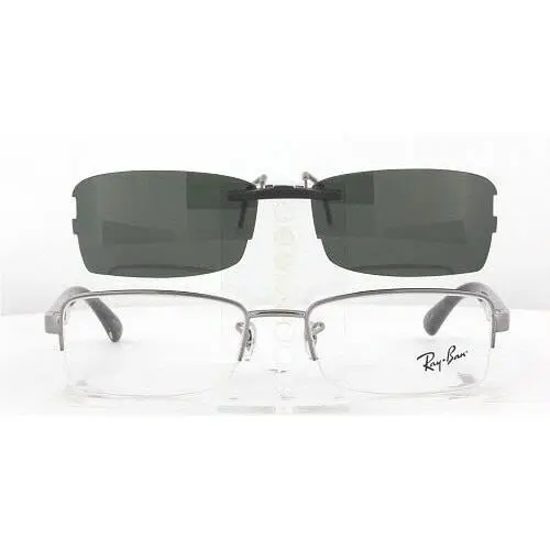 Custom Made For Ray-ban 6195-53X18 Polarized Clip-on Sunglasses Eyeglasses Not