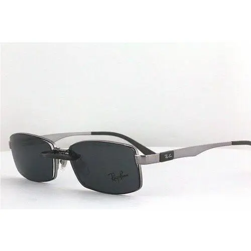 Ray-Ban sunglasses - Ray-Ban RB6155-51X17 Polarized Clip-On Sunglasses - Grey, Revo Blue Mirrored, and 12 other lens s to choose: REVO Blue Mirrored