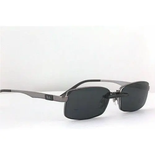 Ray-Ban sunglasses - Ray-Ban RB6155-51X17 Polarized Clip-On Sunglasses - Grey, Revo Blue Mirrored, and 12 other lens s to choose: REVO Blue Mirrored