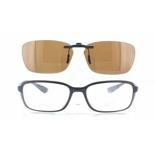 Custom Made For Ray-ban RB7037-53X17 Polarized Clip-on Sunglasses Eyeglasses No