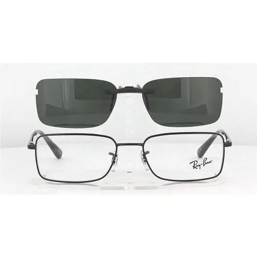 Custom Made For Ray-ban 6223-53X17-F Polarized Clip-on Sunglasses Eyeglasses No