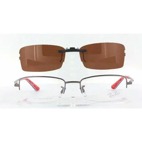 Custom Made For Ray-ban RB8692-53X18 Polarized Clip-on Sunglasses Eyeglasses No