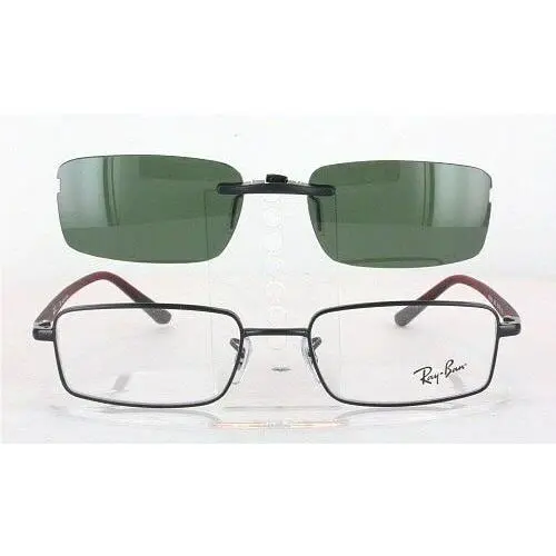 Custom Made For Ray-ban RB6236-52X18 Polarized Clip-on Sunglasses Eyeglasses No