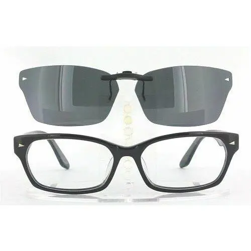 Ray-Ban sunglasses - Ray-Ban RB5130-55X16 Polarized Clip-On Sunglasses - Grey, Revo Blue Mirrored, and 12 other lens s to choose: REVO Blue Mirrored