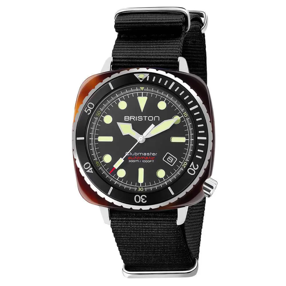 Clubmaster Diver Pro Black Watch by Briston