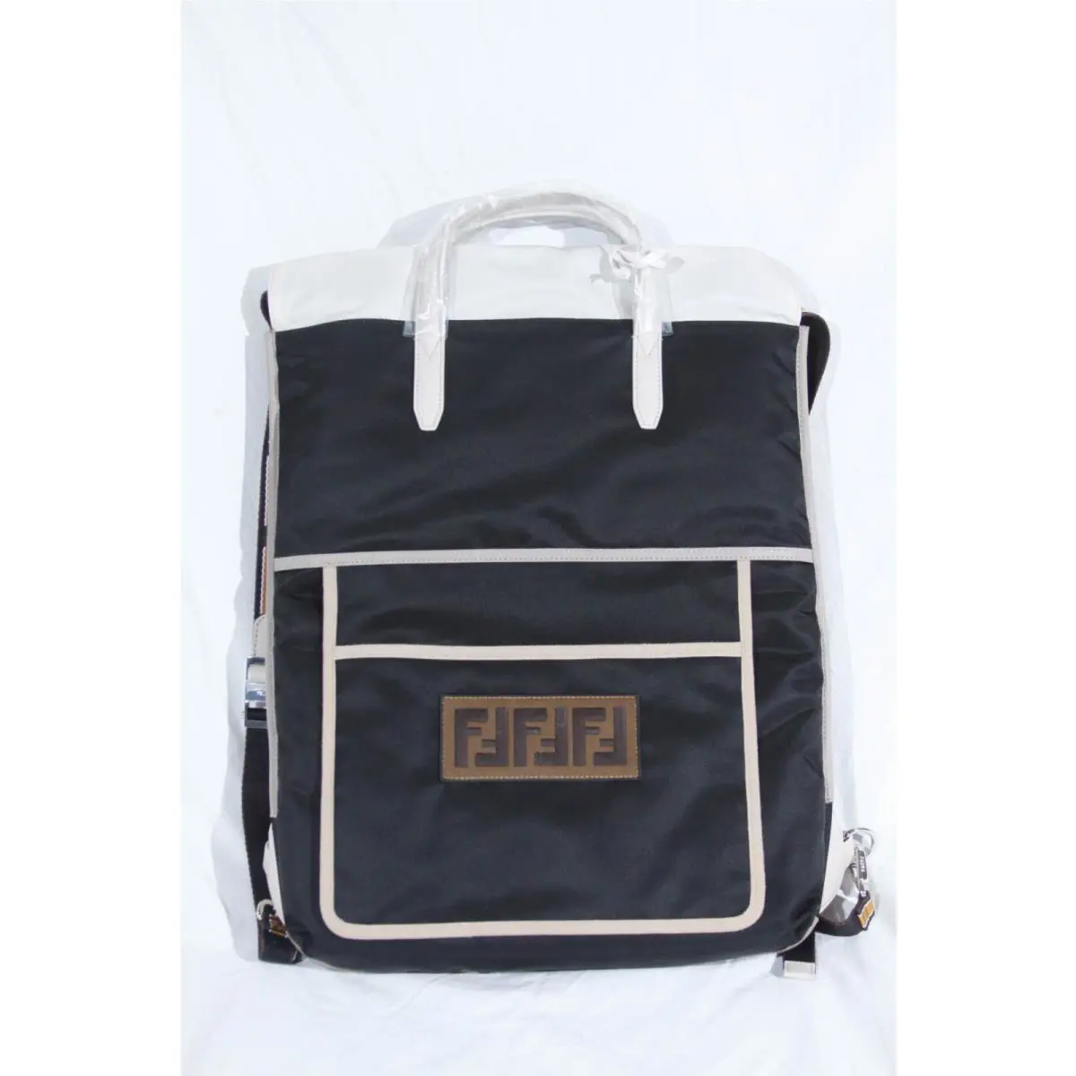 Fendi Unisex Nylon Backpack. Made in Italy