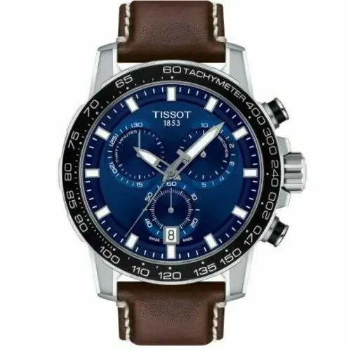 Tissot Supersport Chrono T125.617.16.041.00 Blue Dial - Face: Blue, Dial: Blue, Band: Brown