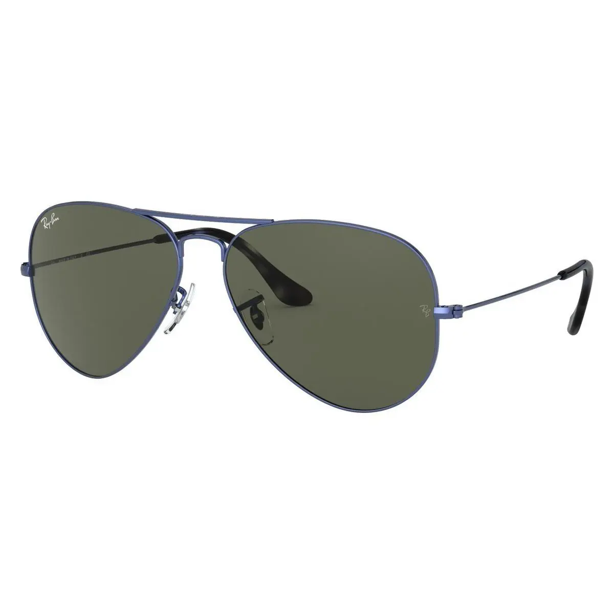 Ray Ban Large Metal Sunglasses RB3025 918731 58-14 Blue - G-15 Green Classic - Frame: Blue, Lens: Green