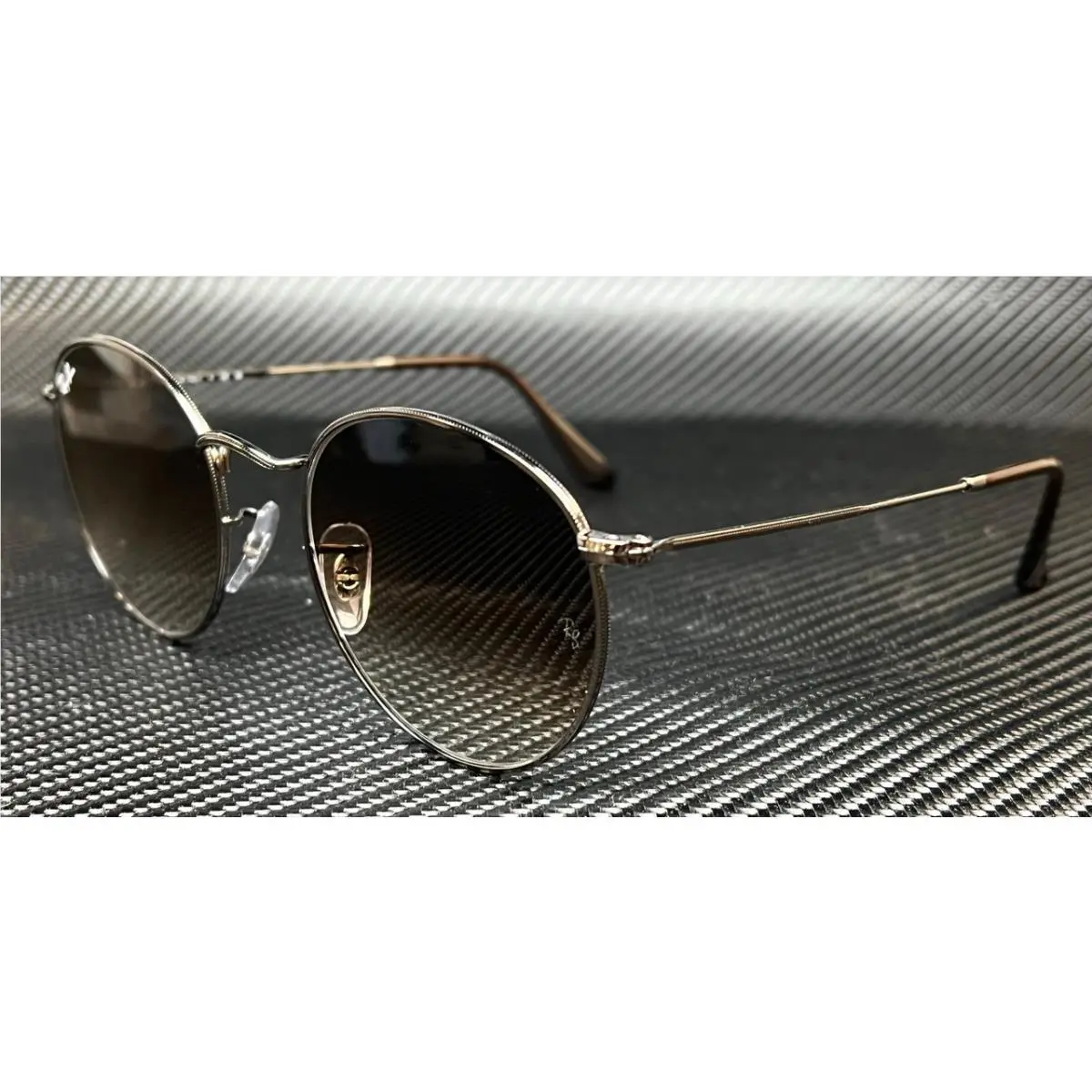 Ray Ban RB3447N 004 51 Gunmetal Brown Gradient Unisex 53 mm Sunglasses