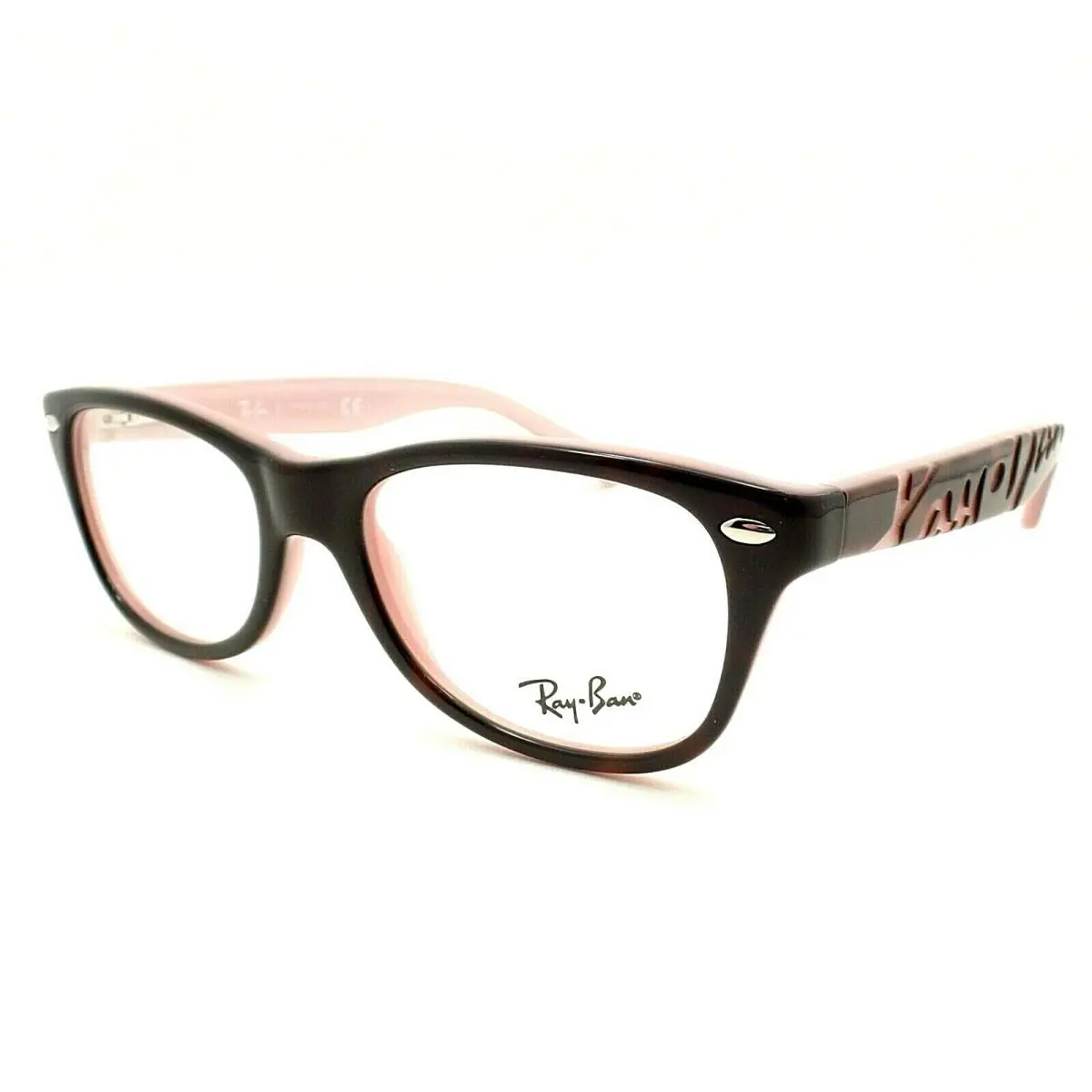 Ray Ban 1544 Jr Kids 3580 48 Havana Opal Pink Frames - Frame: Brown Pink