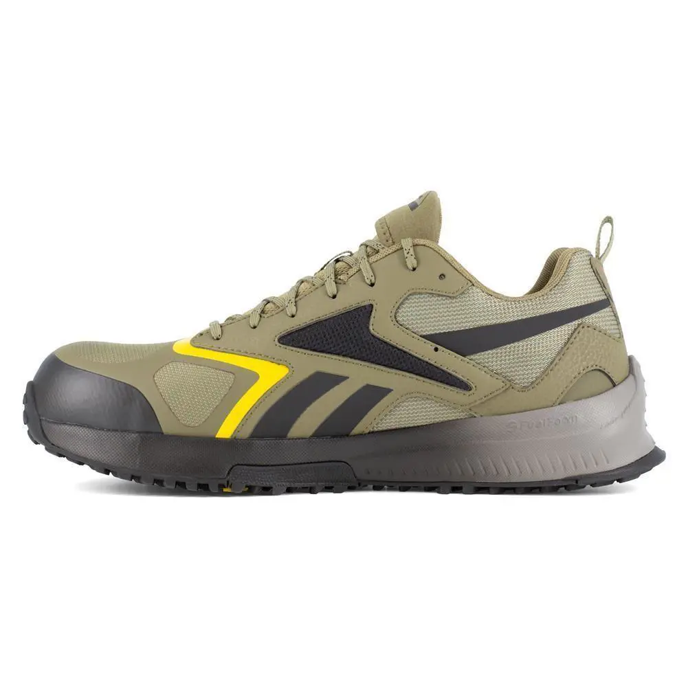 Reebok shoes - RB3240 - LAVANTE TRAIL WORK - OLIVE GREEN/BLACK/GREY/YELLOW 7