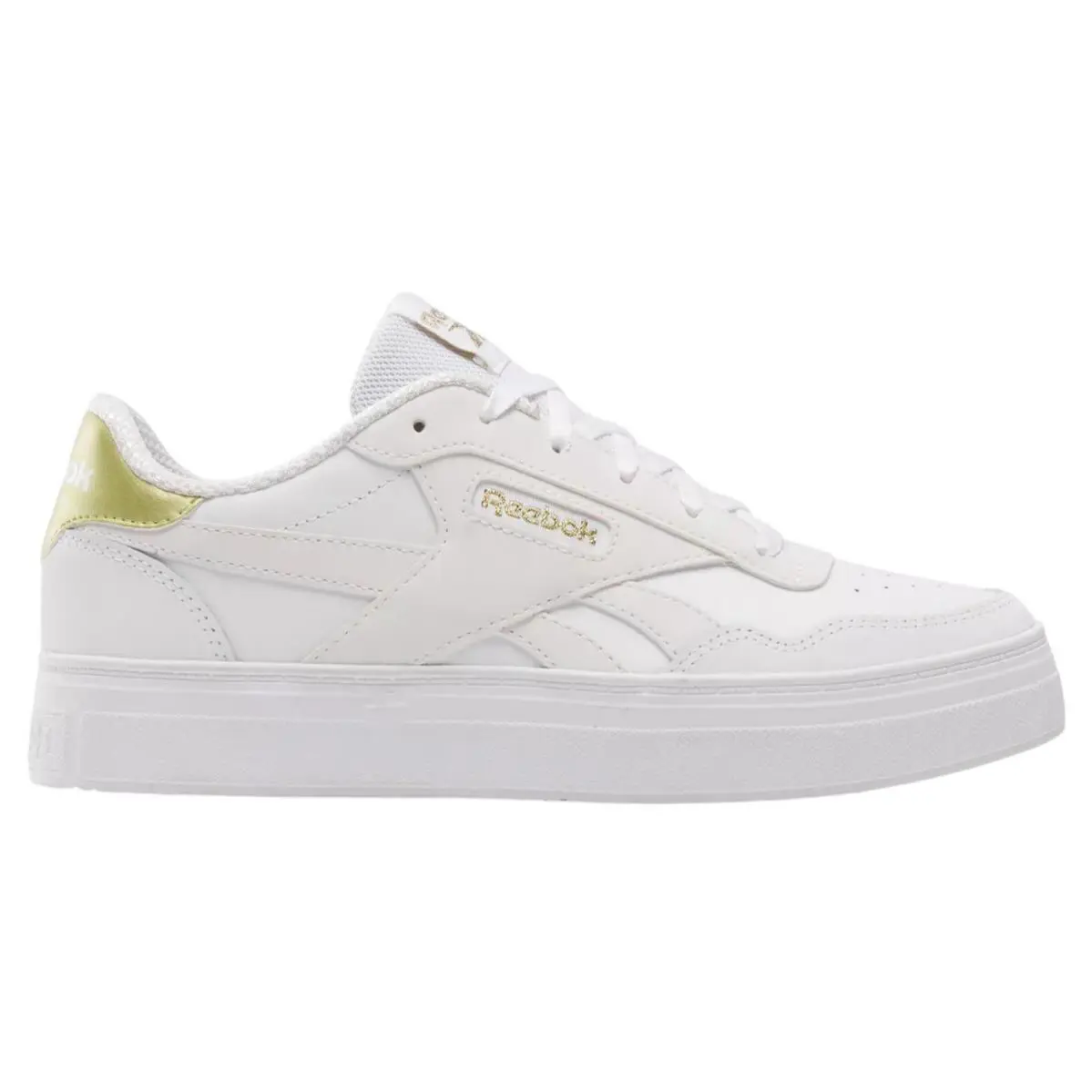 Reebok shoes - White/White/Gold 4