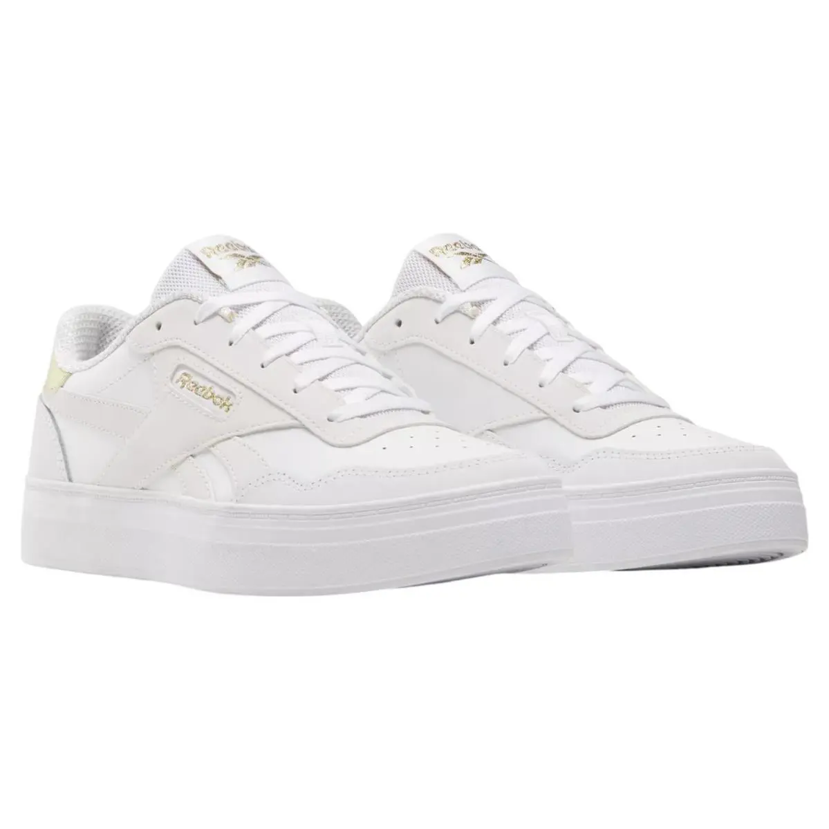 Reebok shoes - White/White/Gold 5