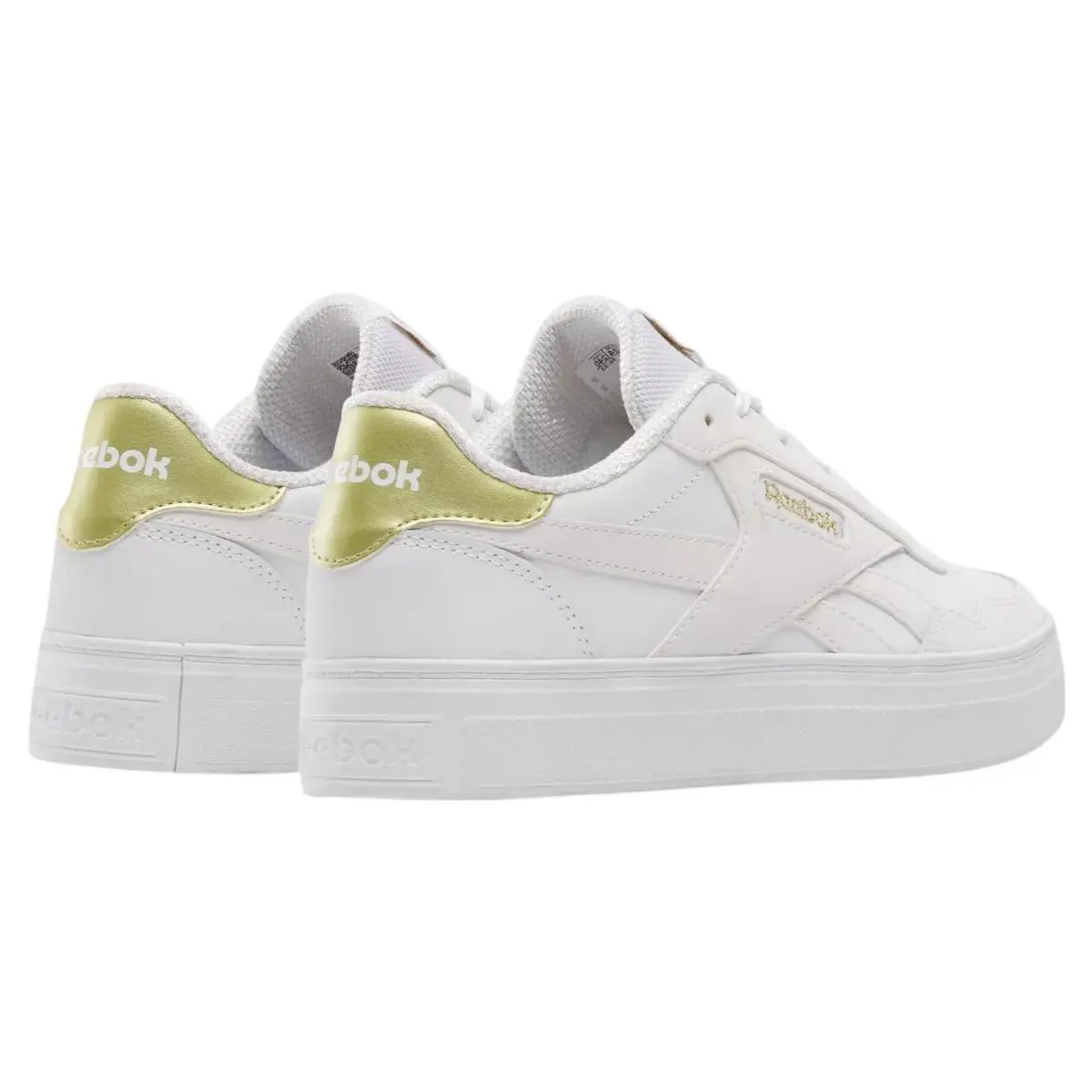 Reebok shoes - White/White/Gold 6