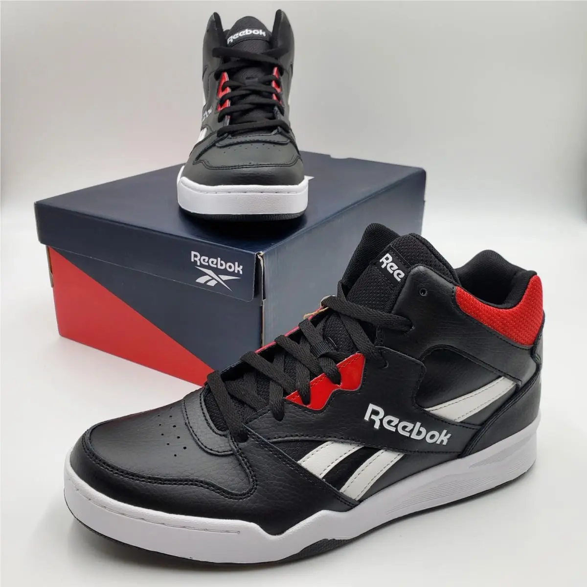 Reebok shoes - Reebok Royal BB4500 HI 2 - CN6857 - Black/White/Red/Grey 11
