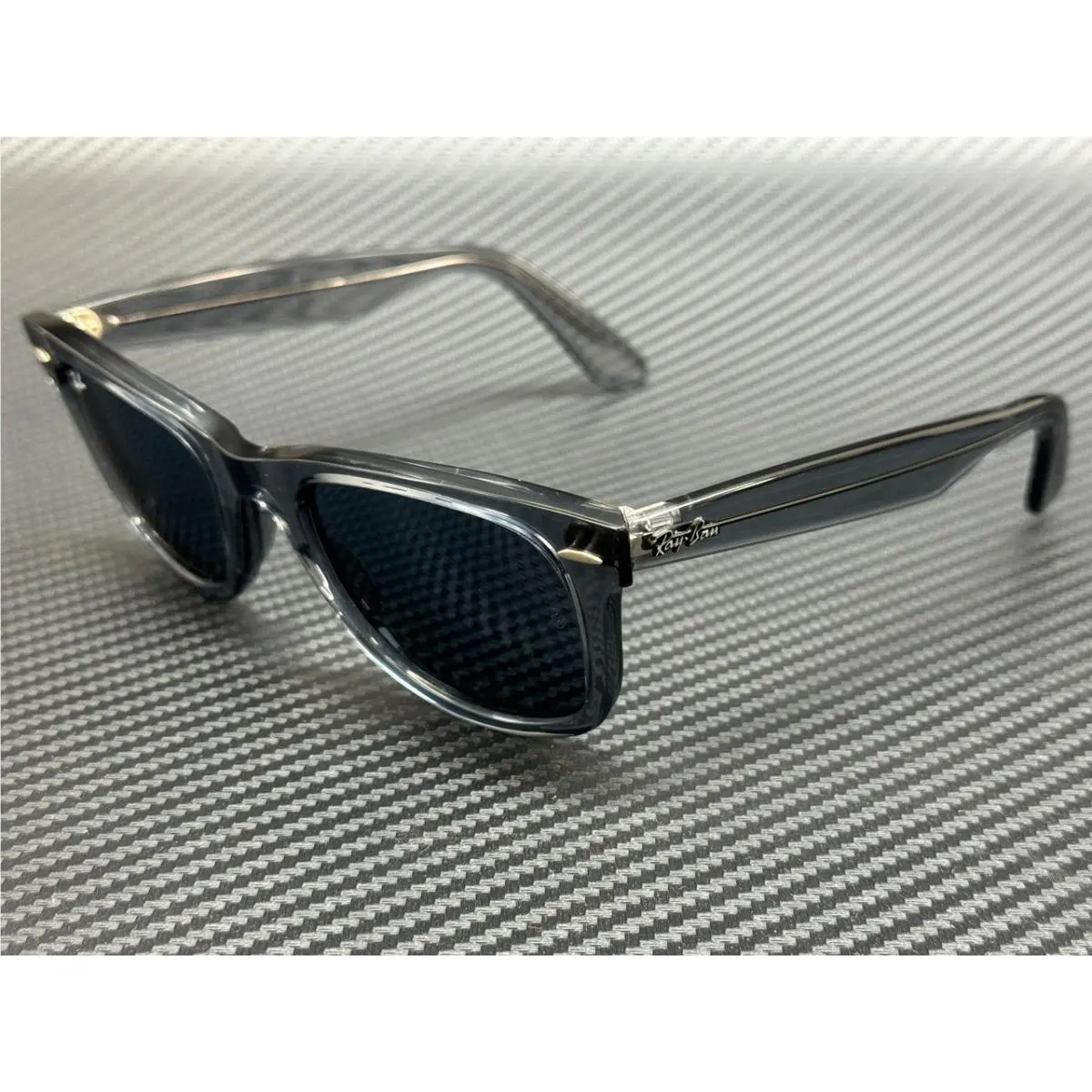 Ray Ban RB2140 6773R5 Transparent Grey Blue Unisex 50 mm Sunglasses